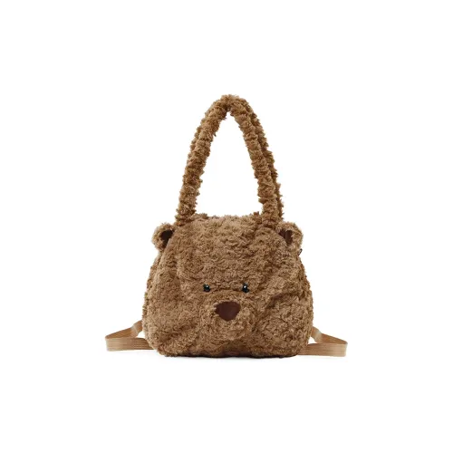 Bywhich Плюшевый Рюкзак Женские Коричневый