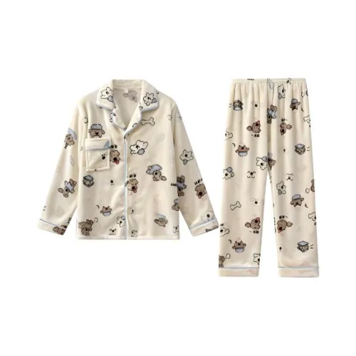 MIMOSA CHUR Мультяшный Щенок Комплекты Одежды Женские Пижамные Комплекты