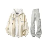 Бежевые + Светло-серые штаны