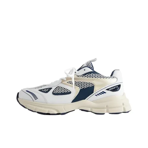 Axel Arigato Marathon Low Top Спортивная Повседневная Обувь Мужская Белая Синяя