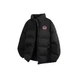 Экстрим Найт Черный Хлопковый пуховик (Утолщенный термический)