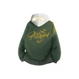 Армейский зеленый [8870 Куртка] (В комплекте с высококачественным тяжелым бело-серым свитшотом с фотокемией)