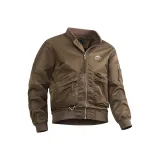 Кофейный [Весенний Осенний Высококачественная Пилотная Куртка]