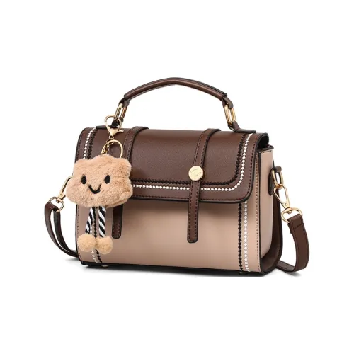 VINEY Сумка через плечо из коровьей кожи стандартная женская хаки