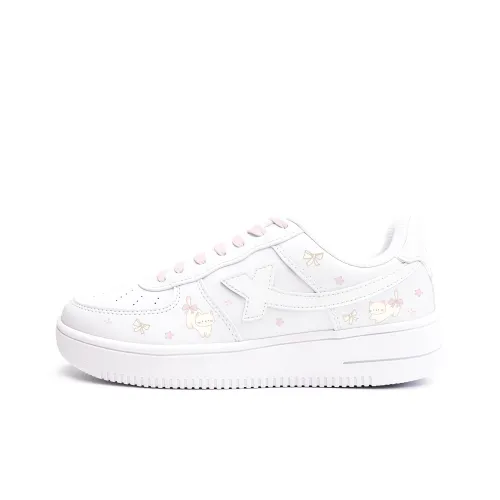 XTEP Air Force One Износостойкие и Легкие Низкие Кроссовки для Скейтбординга Женские