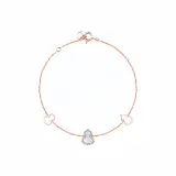 Одиночный браслет с тыквой, белая оболочка