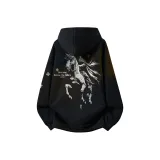 Тяжелый полиэстер-хлопок, черный