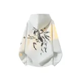 Тяжелый полиэстер-хлопок, белый, серый, фотиния (с флисовой подкладкой)