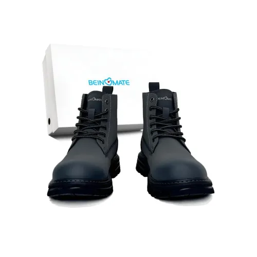BEINGMATE Martin Boots Black Gray Unisex BEINGMATE Мартинсы Черный Серый Унисекс