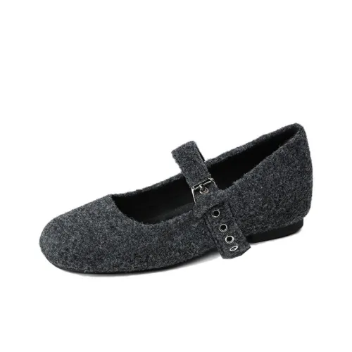 Zubumei Без подкладки 3 см Женская Серый