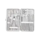 Джентльмен Серебряный-Хвост Феникса Ногтей Отделка 1 Набор из 8 шт