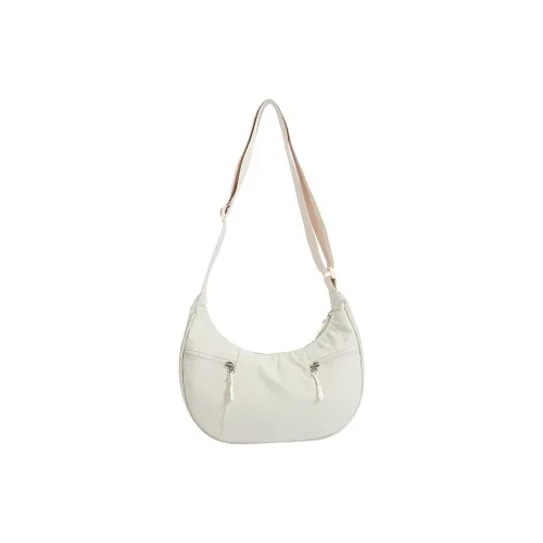 SEVENMOONS Нейлоновая Сумка через плечо Стандартная Женская Экрю Черная