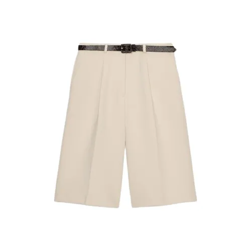 ZARA Medium Nude Women's Casual Shorts ZARA Средний Нюдовый Женский Повседневный Шорты