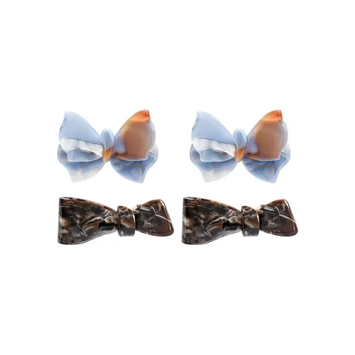 ROYALSASA Акриловая заколка с обрезанным краем для волос Женская