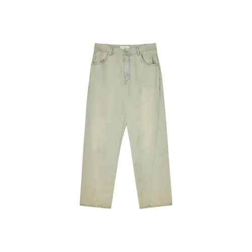 AFTER PRAY Бежевый Мужской Джинсы