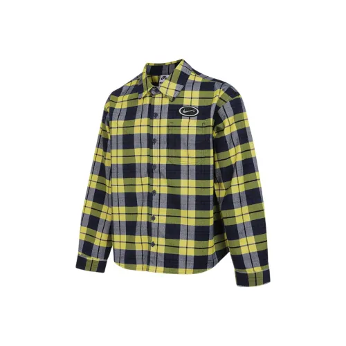 Nike x Eric Koston SB AS U NK FLNNL LS BTN Вверх KOS Рубашка Мужская