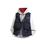 Абрикосовый свитшот + темно-синий жилет