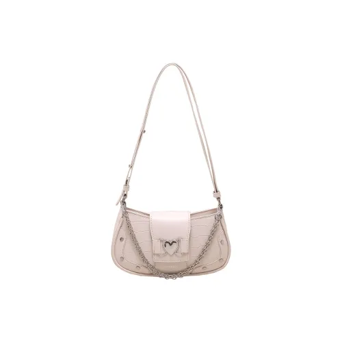 TOUTSEUL YOLO ПУ (полиуретан) Сумка Сумка через плечо Стандартная Женская Белая Серебряная Черная Розовая