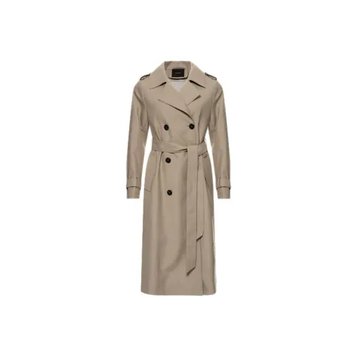 PINKO Khaki Женская тренч