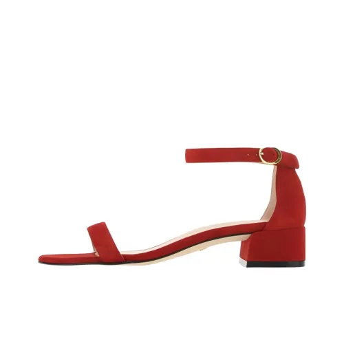 Stuart Weitzman SW One Sandals with Strap Women's Red
