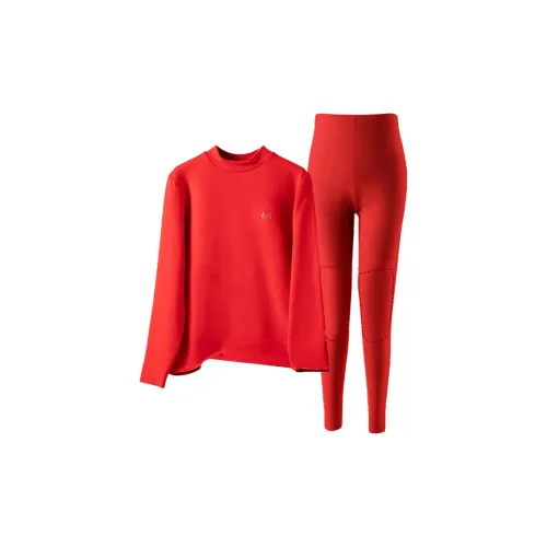 H YXIANG Термический комплект женский китайский красный