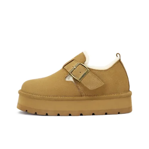 UBZ Сноубутсы Молочно-чайный Женские