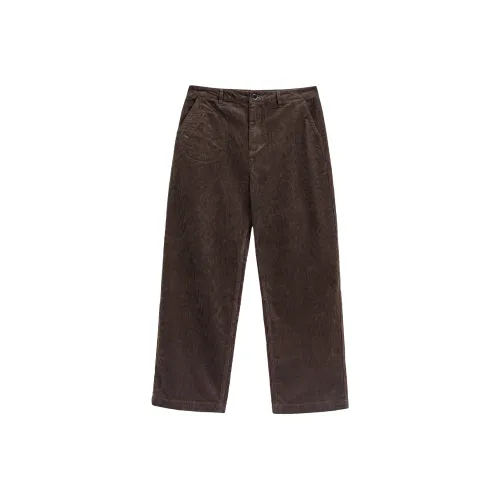 MADEN Темно-коричневые Мужские Повседневные Штаны