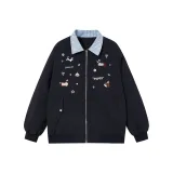 Темно-синий (с хлопком)