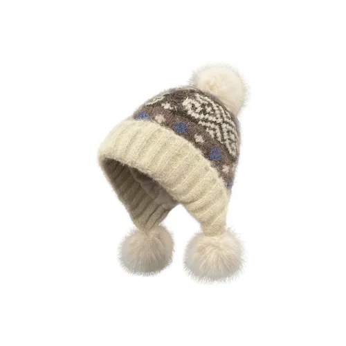 Барби Пряжа Шапки-бини Унисекс