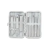 Джентльмен Серебряный-Хвост Феникса Набор для Декорирования Ногтей 9 шт