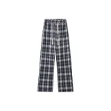 Темно-синий, синий, клетка [с флисовой подкладкой]