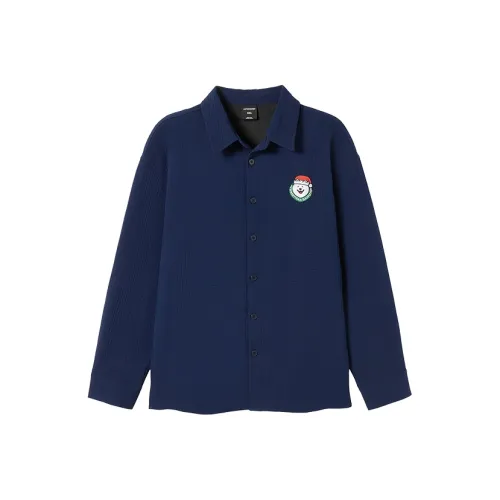 WAYNEXZAVIER Blue Men's Shirts WAYNEXZAVIER Синий Мужские Рубашки