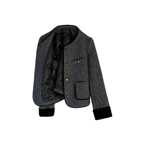 AURORA DIARY Серый Женские Меховые изделия