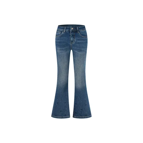 MH Blue Women's Jeans MH Синий Женские Джинсы