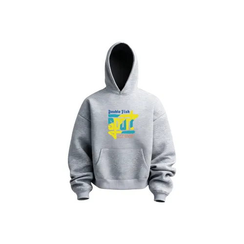 Двойная рыба Унисекс Свитшоты