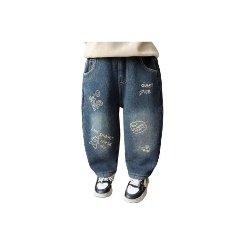 Astro boy Джинсы Осенние и Зимние Детские Возраст 3-7 лет