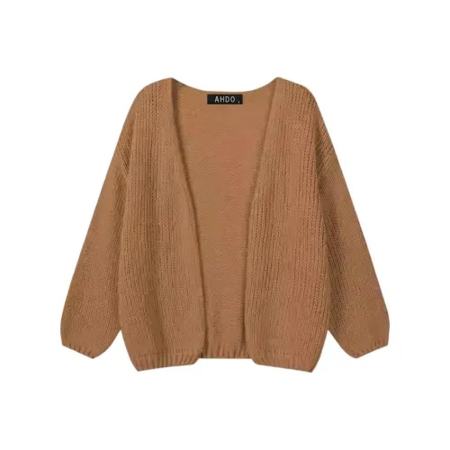 AHDO Коричневый Женский Трикотаж