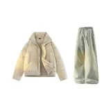 Горох Зеленый+Желтый Грязь Джинсы С Флисовой Подкладкой