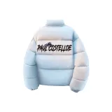 Синий (утолщенный хлопковый пуховик)