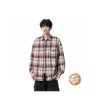 Красный клетчатый [высококачественный флис с подкладкой]