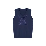 Свитер без рукавов Royal Blue + Темно-синий в горошек Bow Ties