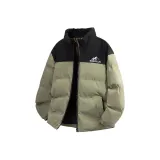 Армейский зеленый хлопковый пуховик (утолщенный, ветрозащитный, стиль)