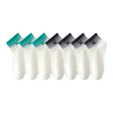 [7 упаковок, интернет-тренд стиль · слегка модные носки] Зеленый 3 + Черный 4