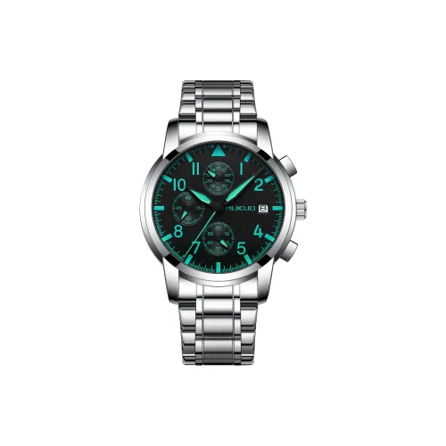 MUKUO Pilot Collection Классический Модный Набор Коробка Кварцевый Механизм Нержавеющая Сталь Ремешок Часы