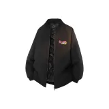 Черный хлопковый пуховик (улучшенный)