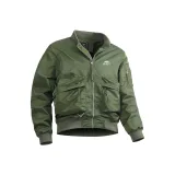 Китайский Армейский Зеленый [Весенний Осенний Высококачественный Пилотная Куртка]