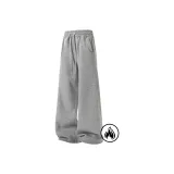 Серый Осенний Зимний с флисовой подкладкой