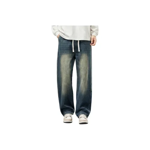 CHOCOOLATE Винтажные синие мужские джинсы