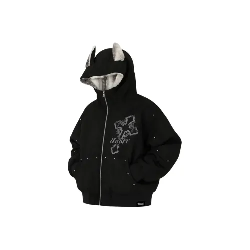 BLACK AT x [EMOJIAOMAODINGLIANMAO] Пуховая куртка Унисекс