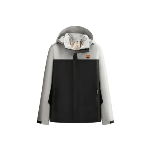 FCB ARCELONA Водонепроницаемый Ветрозащитный Устойчивый к истиранию Термическая ветровка Унисекс